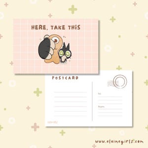 Take This Cat Postcard | Postcard | Cute Postcard