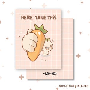 Take This Bun Greeting Card | Greeting Card | Cute Greeting Card