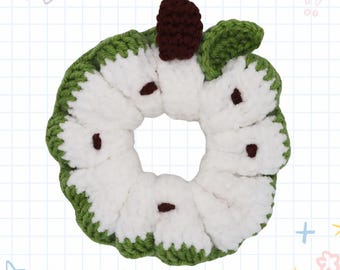 Apple Crochet XL Scrunchie | XL Scrunchie | Scrunchie | Hair Scrunchie