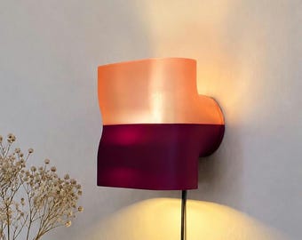 Elect -  Wandlampe mit Doppelschalter  Leselampe Designlampe Ambientelicht  5 Farben Doppellicht Funktion Wohnzimmer Schlafzimmer