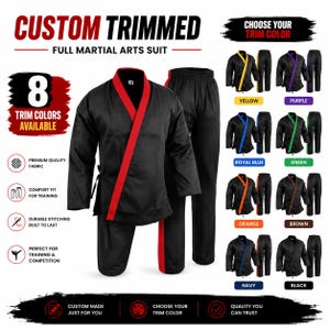 Custom Martial Arts Uniform | Personalized Karate Gi | Custom  Uniform | Martial Arts Suit | Training Gi | Men Women Kids