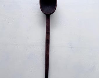 Antike 20 "Hand geschnitzte Holzlöffel