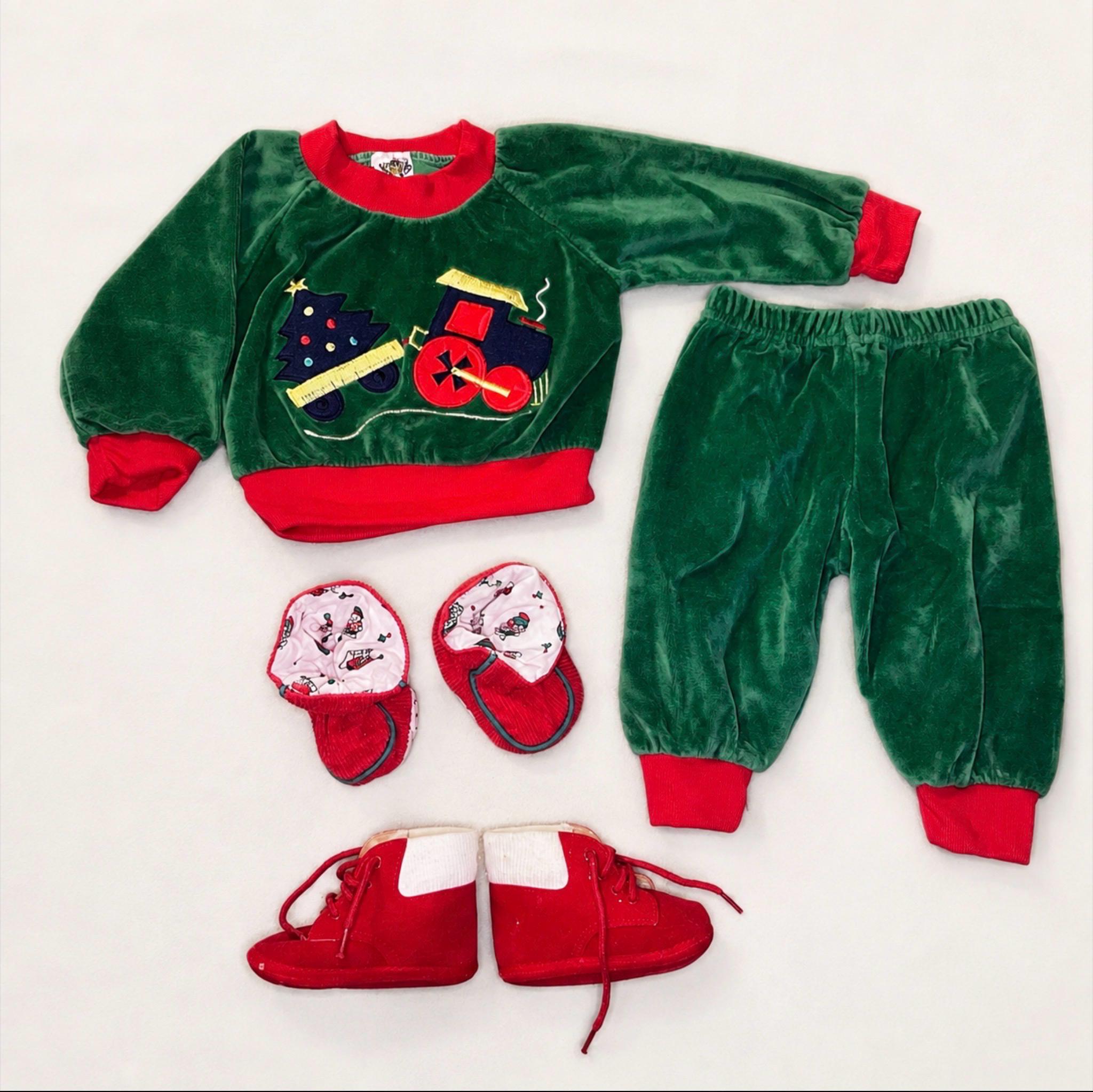 90s Baby Boy Christmas Outfit - Etsy