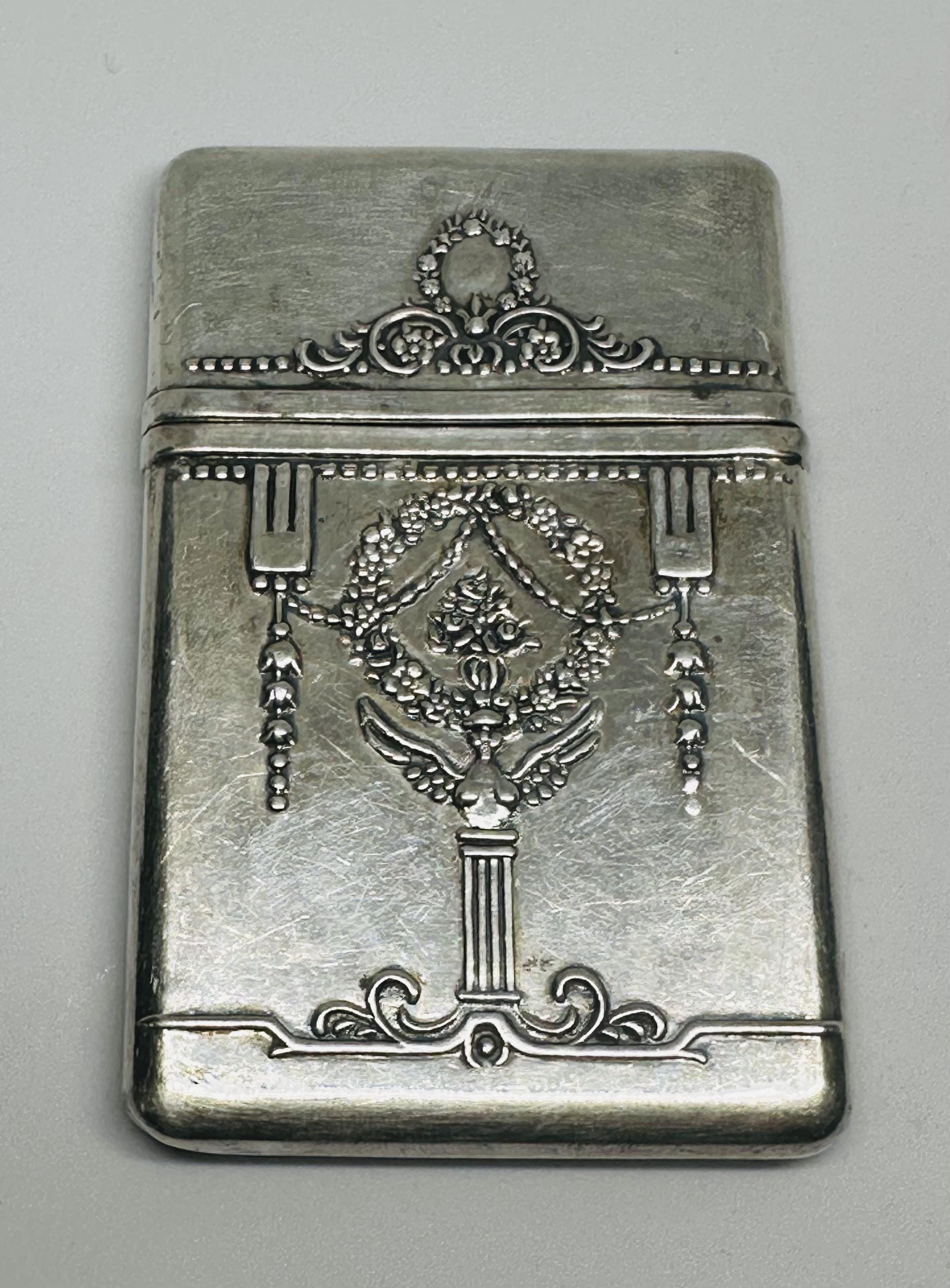 925 silver card case - Etsy 日本