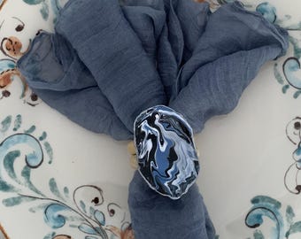 Oyster Shell Napkin Rings