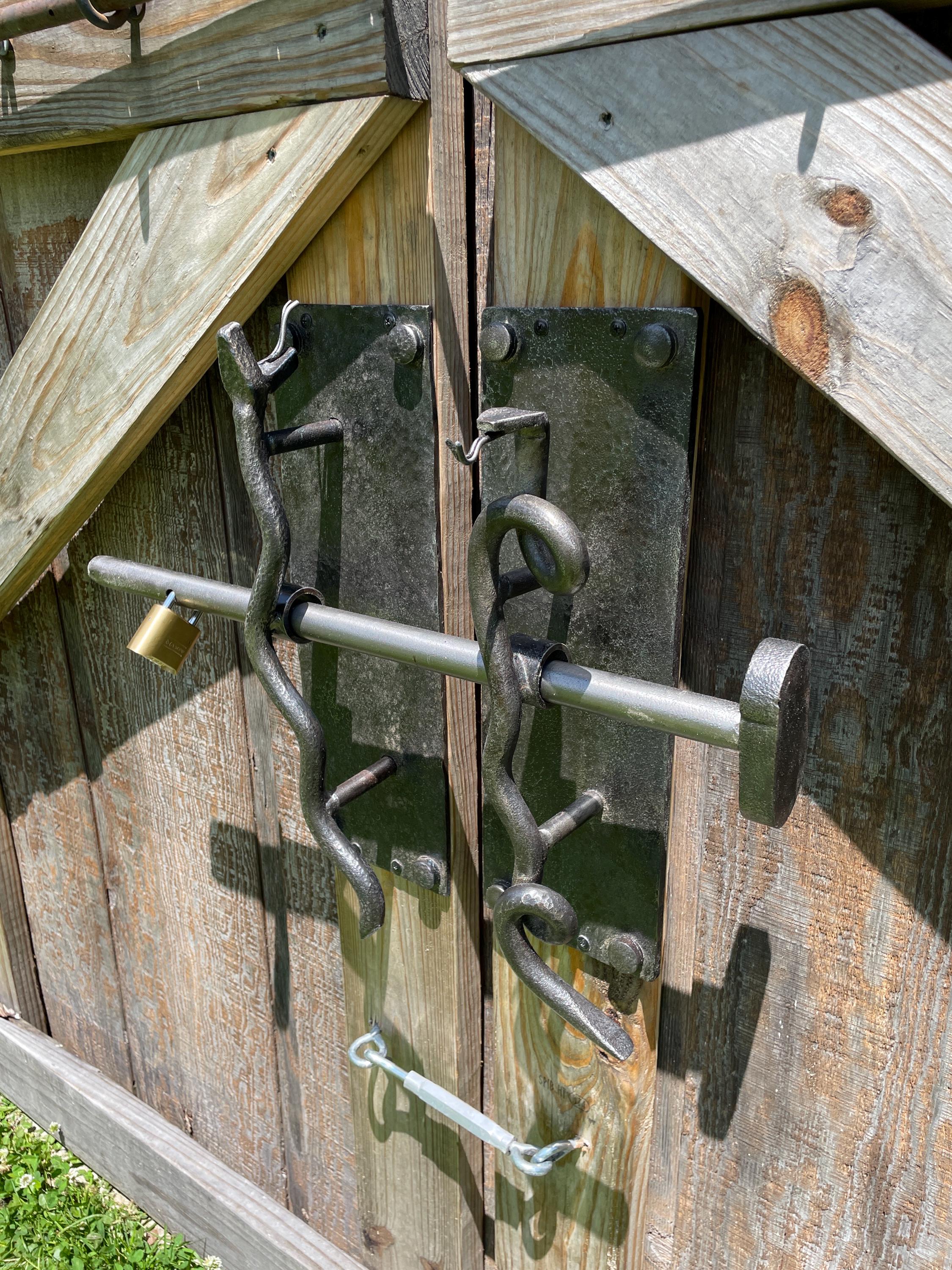 Custom Goth Steel Door Handles and Lock - Etsy