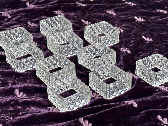 Four Silver Napkin Rings w Different Patterns Elegant Family Dining Christmas Table Gift for Caterer Gift for Collector