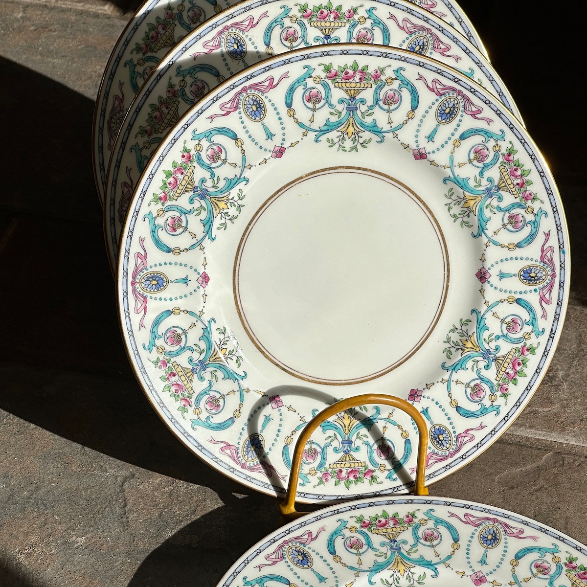 Antique Neoclassical Minton Plate 1891