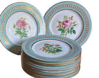 Vintage Country French Ironstone Dinnerware – Plates, Bowls, or Cups (Choose Set)