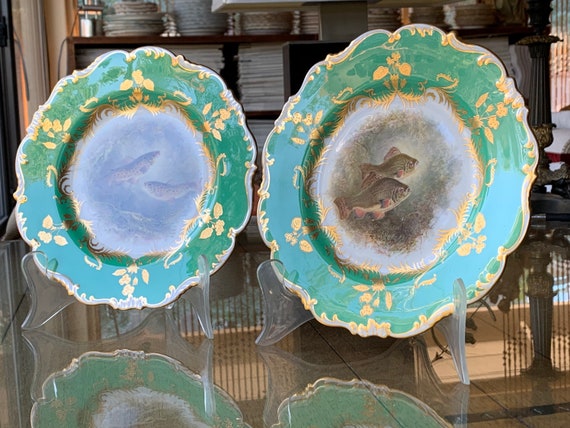 Antique top china plates