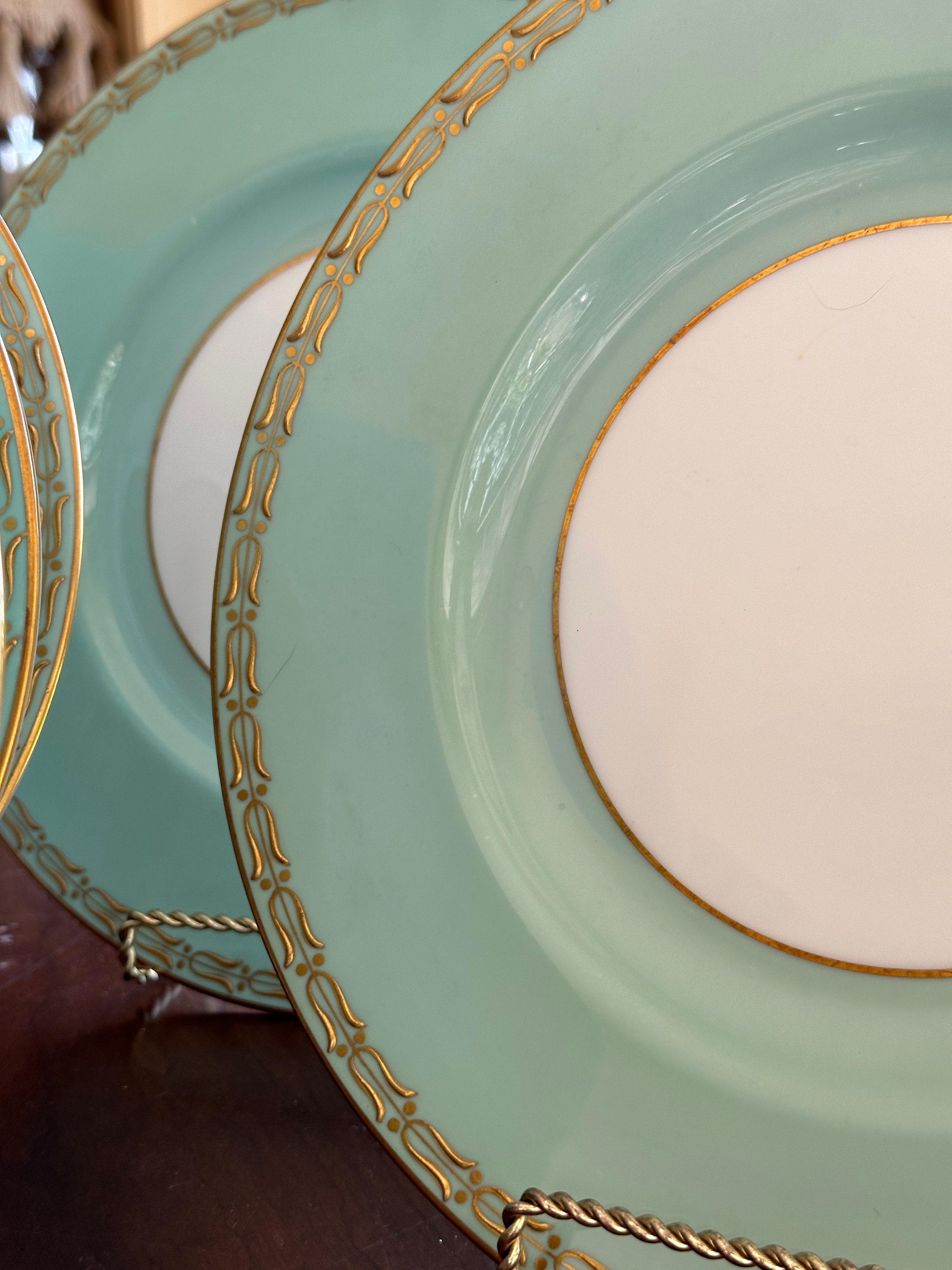 Mint top green dinnerware