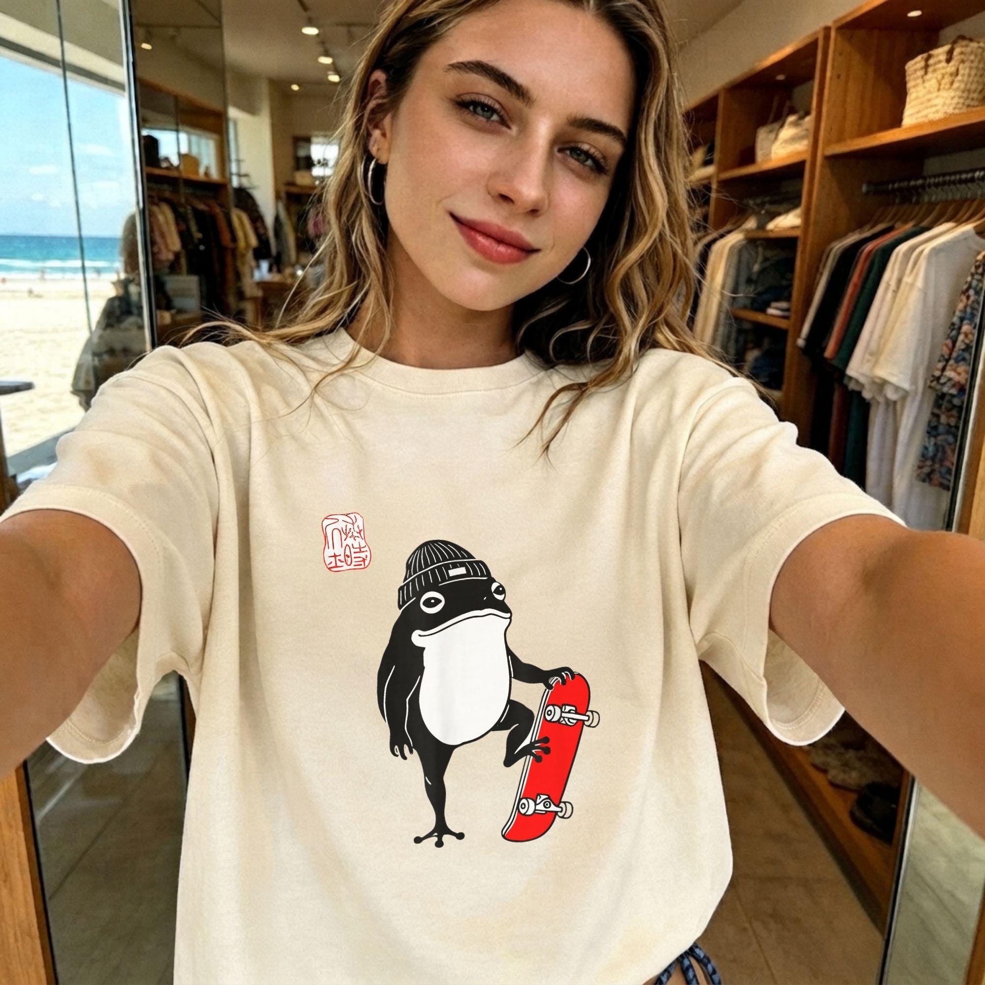 トップス nyaaa Japanese Skateboard Shirt - Etsy