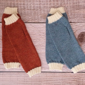 100% Alpaca Fingerless Mittens, Hand warmers, Wool knit Gloves, Wrist warmers, Fair trade, ethical gift, eco friendly, plastic free, warm image 10