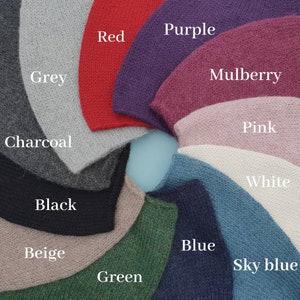 Alpaca Slouch Beanie Hand knitted, 100% Alpaca Wool Toque, Winter Alpaca Wool Slouchy Hat, Ethical, Plastic Free, Fair trade gift, Mamacha image 4