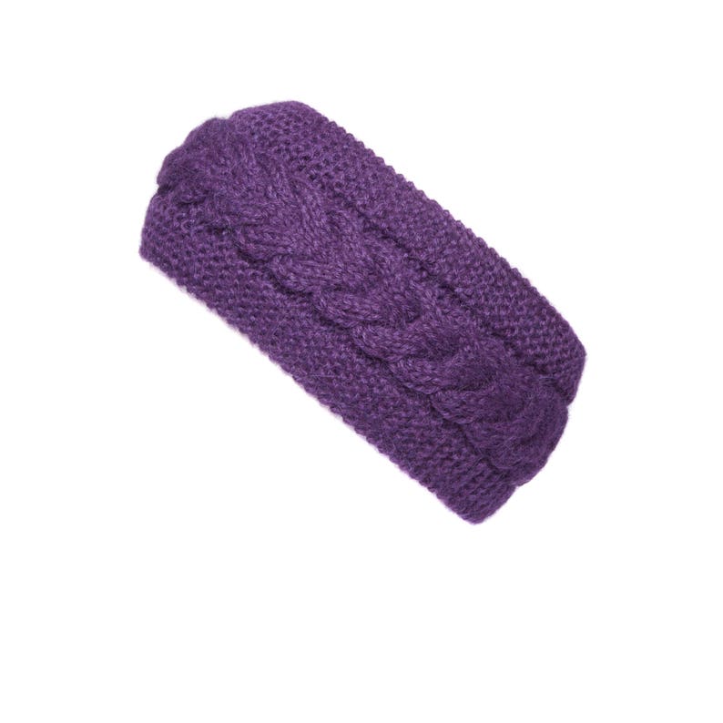 Head band Hairband Alpaca Wool Knit Ski band knitted ear | Etsy