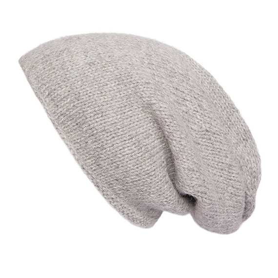 light grey beanie hat