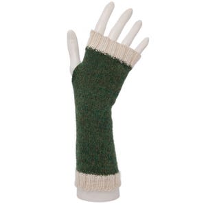 100% Alpaca Fingerless Mittens, Wool Gloves, Womens Wristwarmers, eco friendly natural fibre, Fair trade, ethical gift, gift for girl, mum image 10