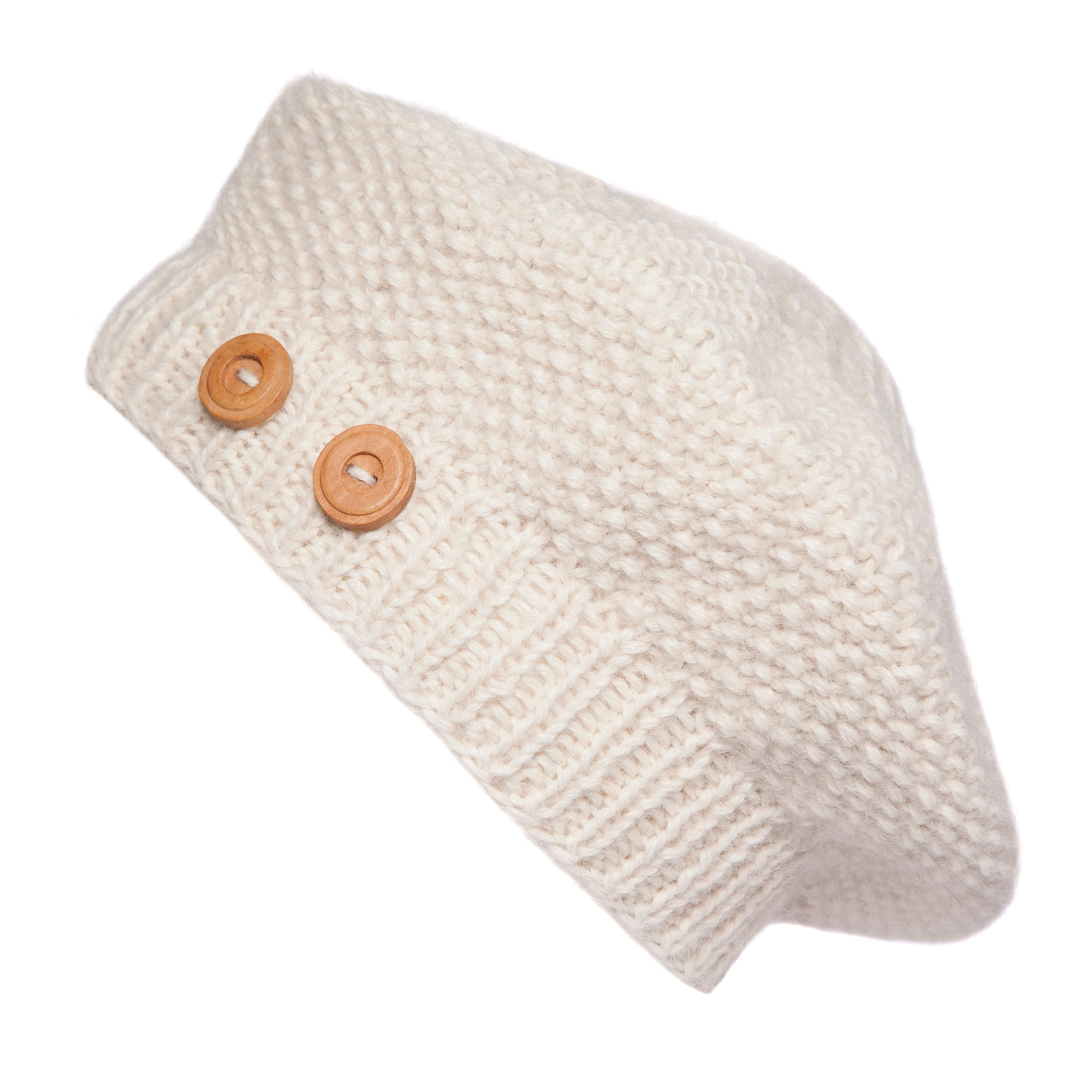 Beret Hat, Slouch Tam Beanie, 100% Alpaca, Hand Knitted 