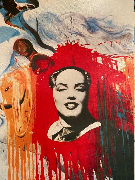 Marilyn Monroe Mao By Salvador Dali Limited Edition Etsy