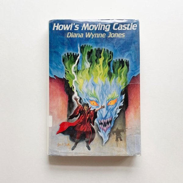 Howl's Moving Castle by Diana Wynne Jones - Published by Greenwillow Books 1986 First Edition, First Printing Ex Library