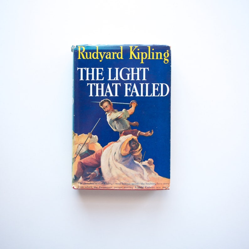 The Light That Failed by Rudyard Kipling 1939 Triangle Books Etsy