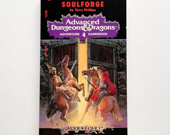 The Soulforge by Terry Phillips - Advanced Dungeons and Dragons Adventure Gamebook #4 - DragonLance Adventure