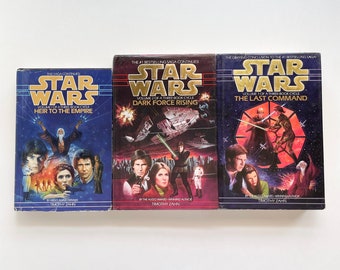 Star Wars: The Thrawn Trilogy by Timothy Zahn - Heir to the Empire, Dark Force Rising, and The Last Command - Mixed Hardcover Set