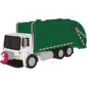 Garbage Truck Embroidery