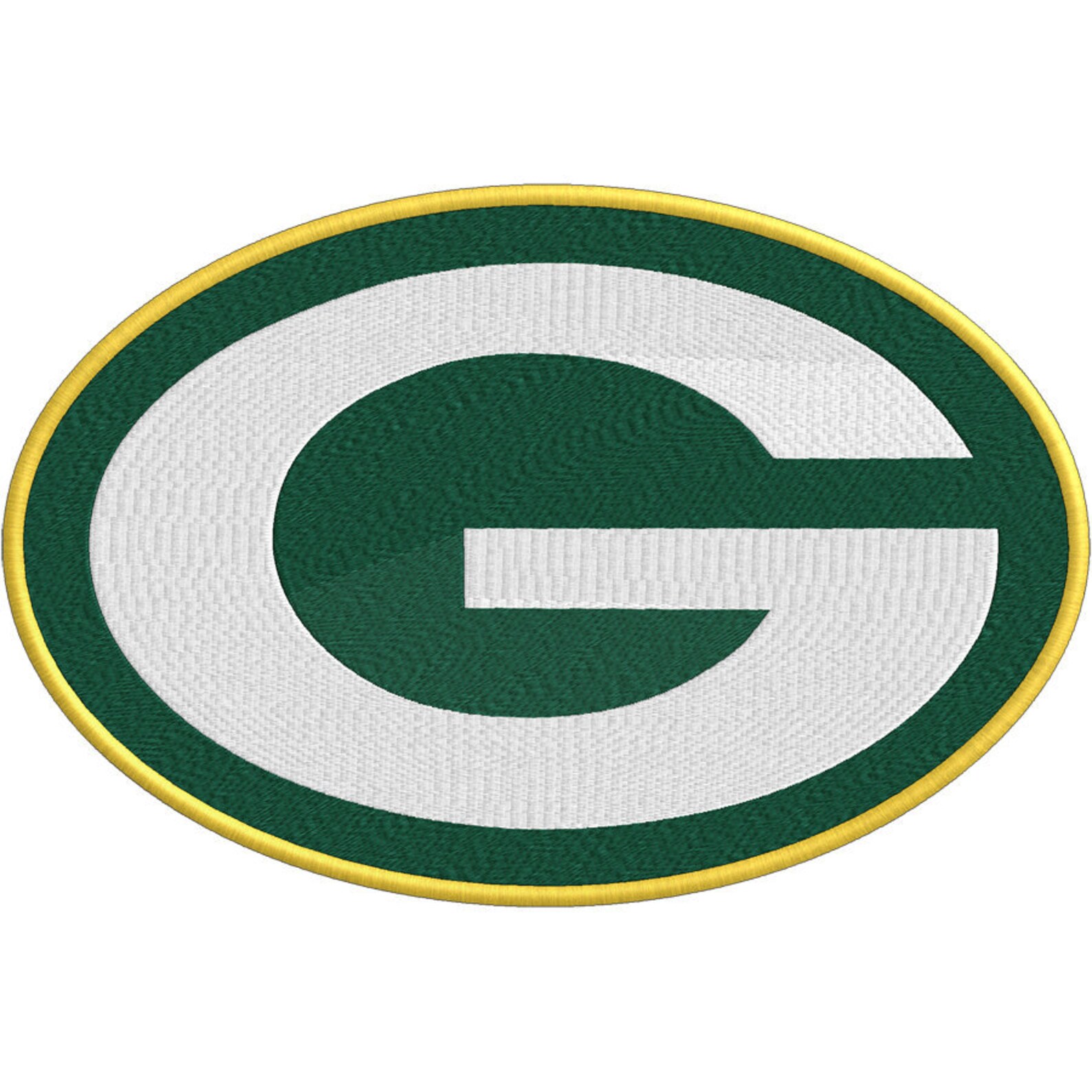 Green Bay Packers Filled Embroidery FILE ONLY Etsy