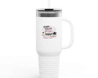 40oz Teacher Travel Mug | Insulated Tumbler for Curriculum Specialist