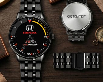 ホンダ シビック 無限 RR ウォッチ、ギフト用名入れ刻印入り腕時計 | 自動車関連腕時計