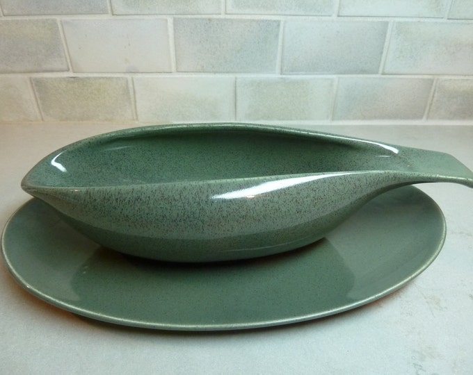 Russel Wright American Modern Gravy Boat and Liner Etsy