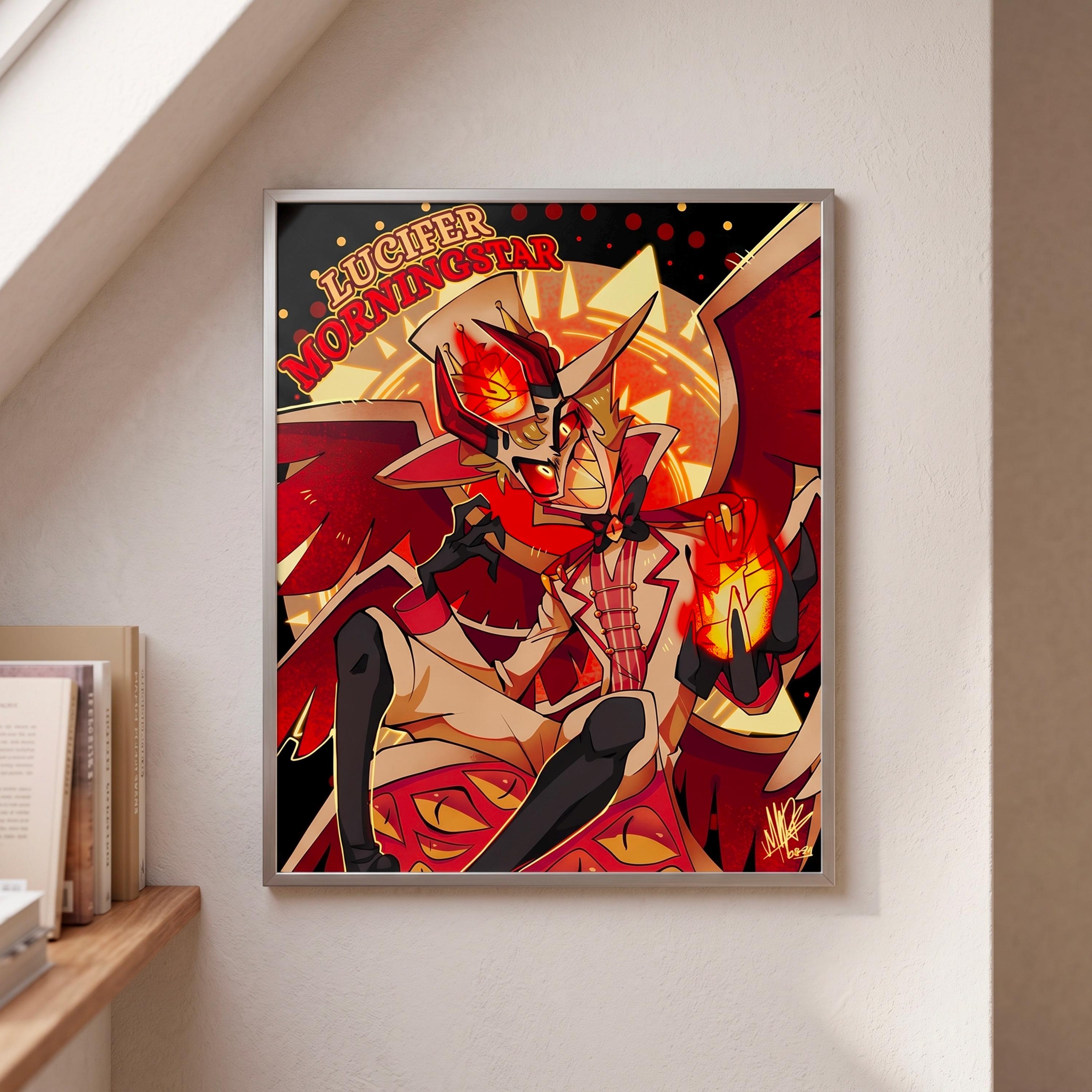 Lucifer Hazbin Hotel Poster - Etsy
