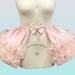 Pink Rococo Pannier Organza Ruffle With Pearl Accents - Etsy