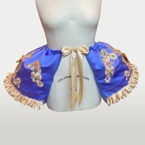 Rococo Pannier Dark Lavender and Gold
