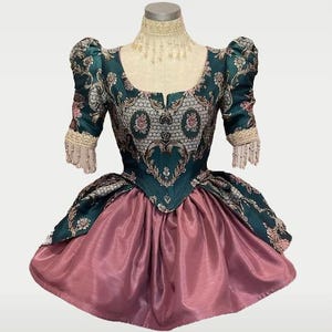 Marie Antoinette Mini Short  Rococco Dress Costume