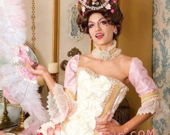 Marie Antoinette Costume Dress Skirt Corset Rococo