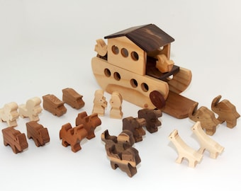 New and Improved Eco - Friendly Wooden Noah's Ark