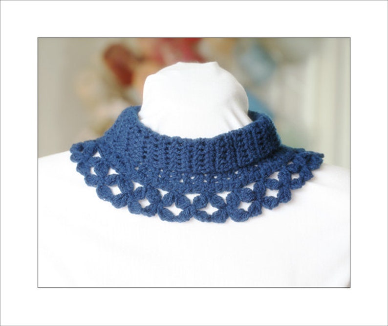 PATTERN Crochet Neck Warmer / Collar / Headband image 2