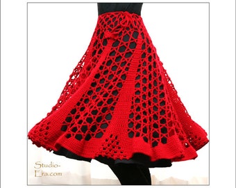 PATTERN - Crochet - Skirt / Poncho / Neck Warmer