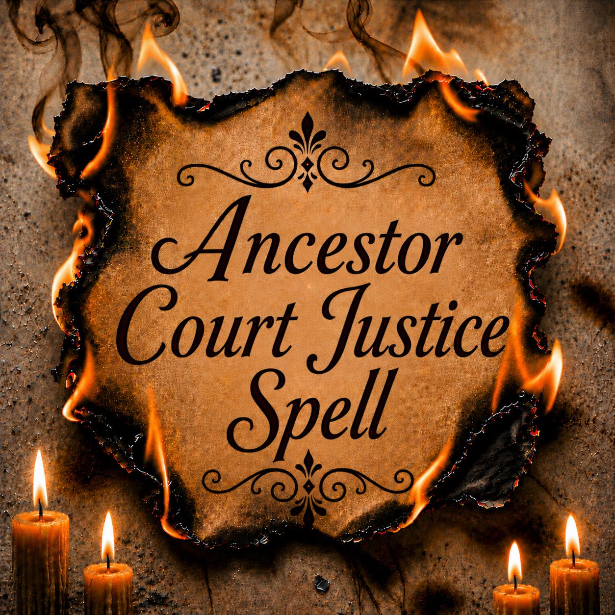 Ancestor Court Justice Spell, Ancestral Fairness Ritual | Truth & Balance Casting, Spiritual Resolution Working, Justice Alignment Spell