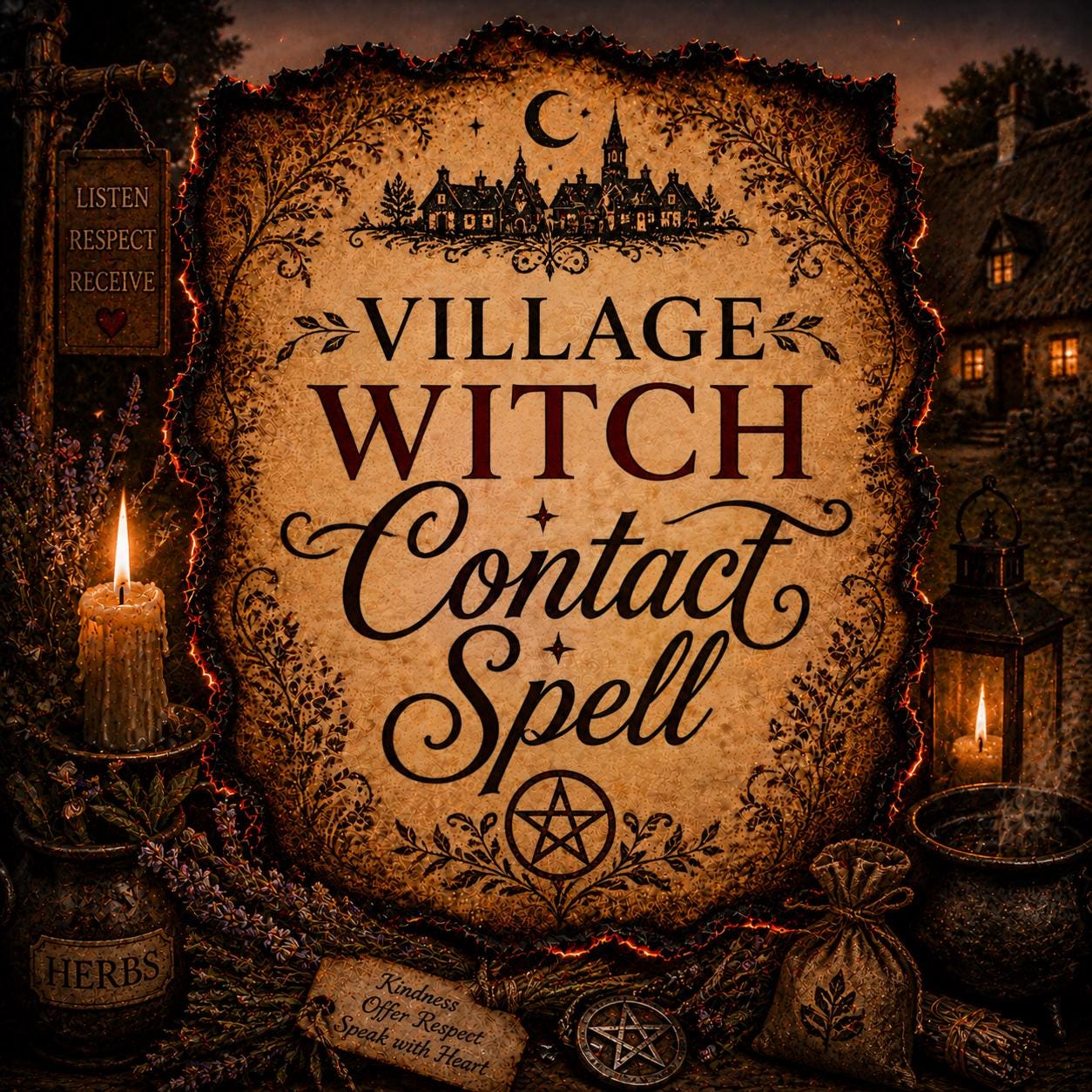 Village Witch Contact Spell, Ancient Communication Ritual | Contact Me Casting, Text Me Spell, Call Me Working, Reconnect Communication