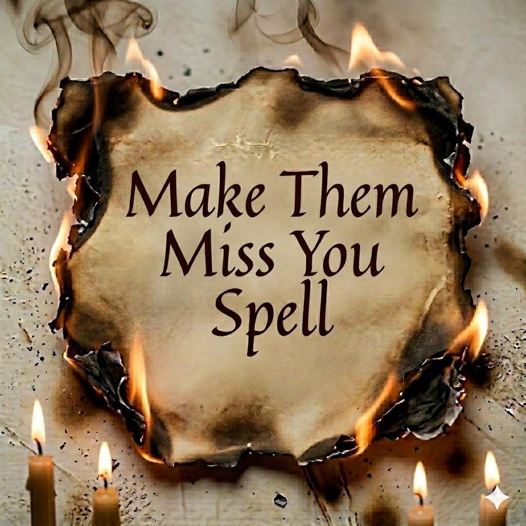 Make Them Miss You Spell, Think About Me Spell | Missing You Ritual, Return My Presence Working, Romantic Longing Casting, Love  Spell