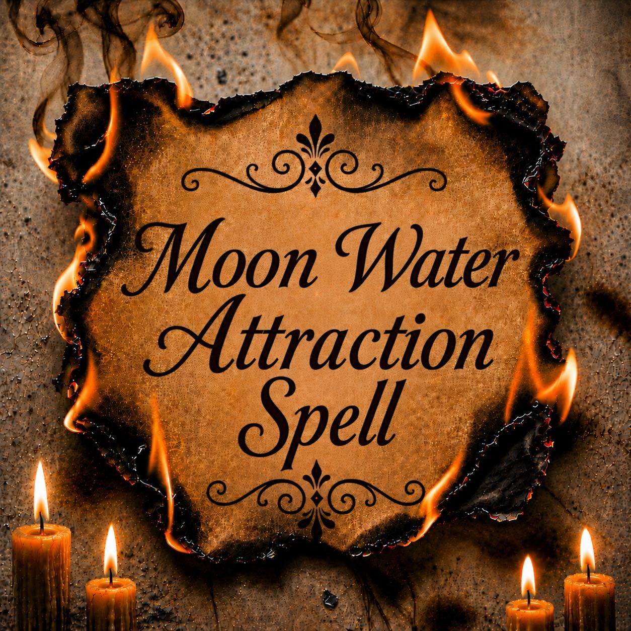 Moon Water Attraction Spell, Lunar Love Ritual | Romantic Magnetism Casting, Desire & Chemistry Working, Attraction Energy Spell