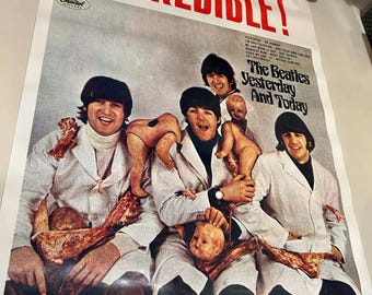 Beatles Four Butcher Covera,original Lennon Butcher Cover Artwork