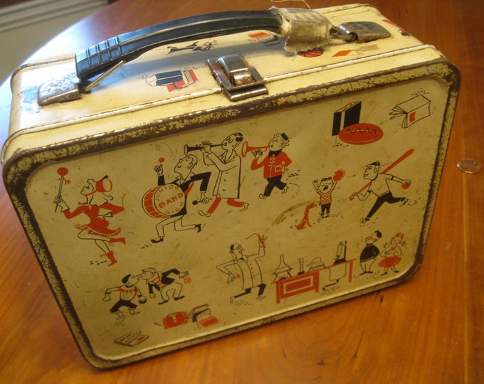 1960's Lunch Box Band Lunchbox Vintage Lunchbox Etsy