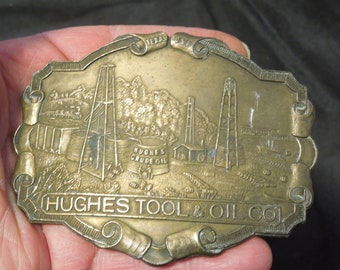Collectible Brass Tool Belt Buckle, Montauk Silver Co., 1960's Belt Buckle Made In England, FREE SHIPPING!!