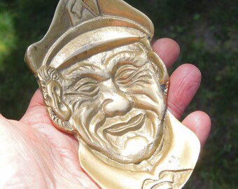 Rare Mid Century Penco Sea Captain Brass Trinket Dish, Nautical Catch All Dish, Father's Day, FREE PRIORITY SHIPPING!!