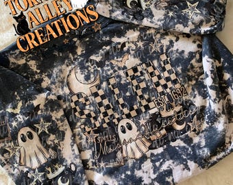 Salem Bleached Crewneck | Retro Halloween Sweatshirt | Spooky Witchy | Fall | Witches | Pumpkin Season | Cozy Sweatshirt
