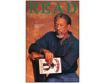 Morgan Freeman Retro Classroom Poster